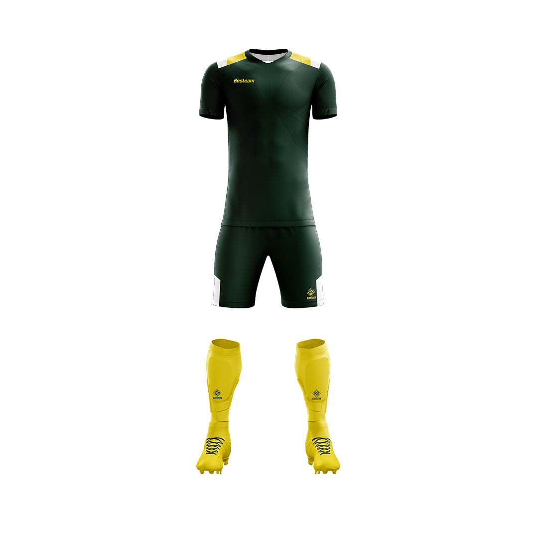 Levante Football Kit Bottle Green / Yellow / White – Besteam Sport